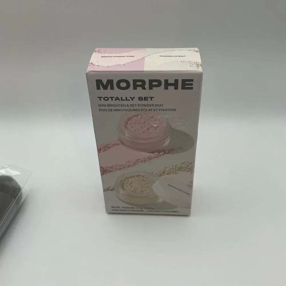 6 Piece Morphe Totally Set Brush Collection & Mini Powder Duo NIB